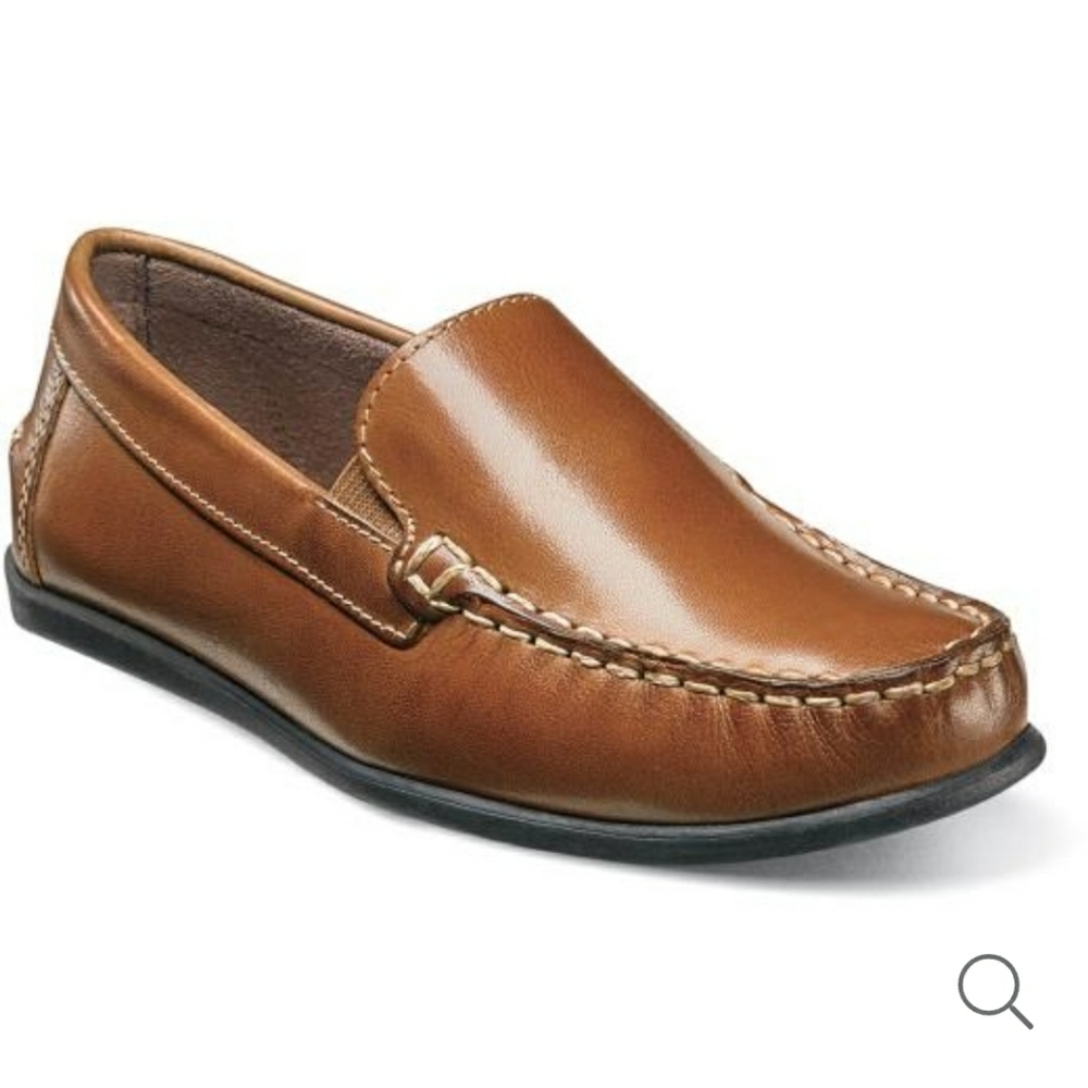 Jasper jr. tan loafers